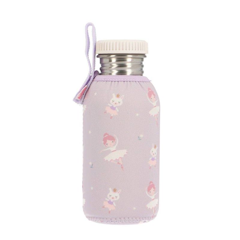 Botella Acero Inoxidable Tutete con Funda Rosa
