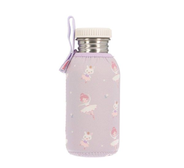 Botella Acero Inoxidable Tutete con Funda Rosa
