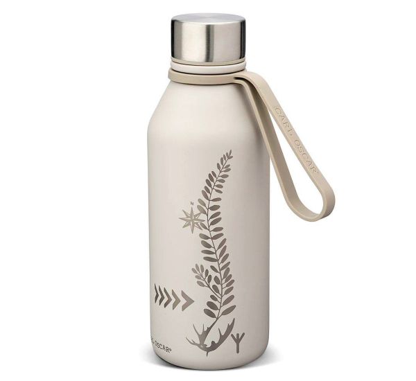 Botella Térmica Estampado Gris