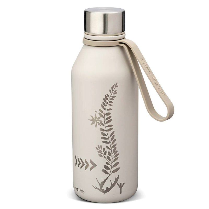 Botella Térmica Estampado Gris